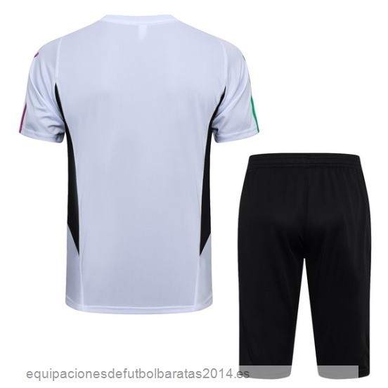 Nuevo Entrenamiento Conjunto Completo Bayern Munich 23/24 Blanco Negro Purpura Baratas
